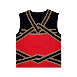 Order fashion women's cheerleading clothing custom-made hot stamping fashion V-neck cheerleading competition clothing cheerleading supplier CH218 Order fashion women's cheerleading clothing custom-made hot stamping fashion V-neck cheerleading competition clothing cheerleading supplier CH218